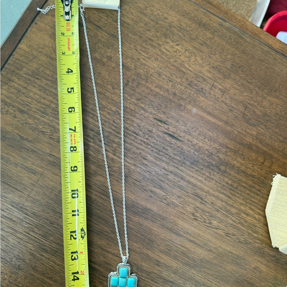 Turquoise‎ Silver Necklace